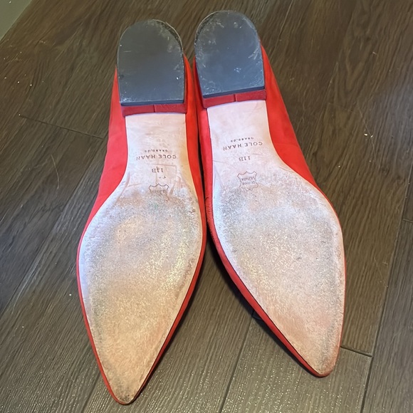 Cole Haan pointed suede flats - Picture 2 of 3